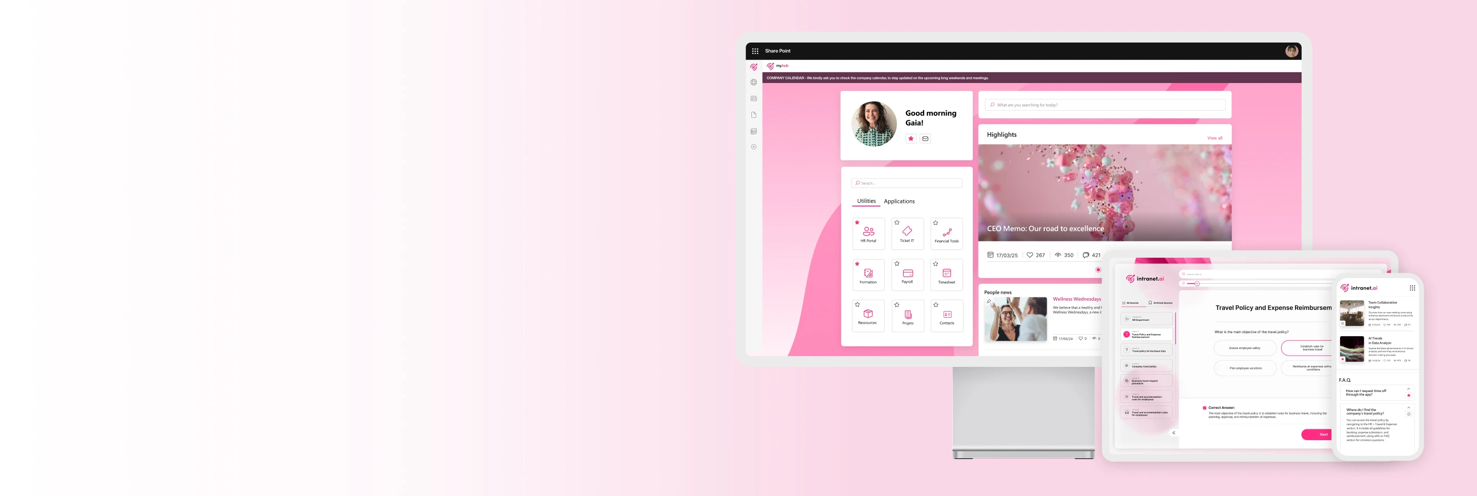 intranet.ai features