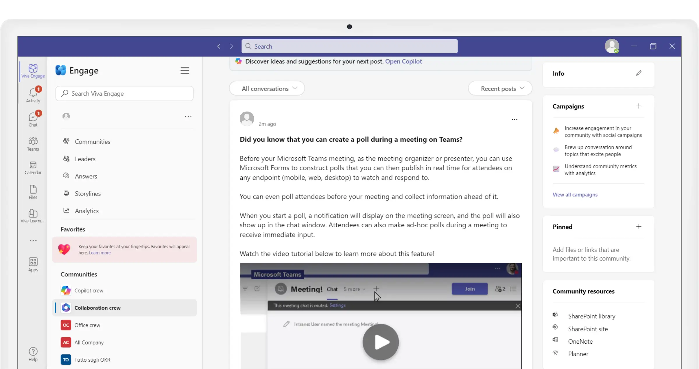 Community til Microsoft 365-samarbejdsapps