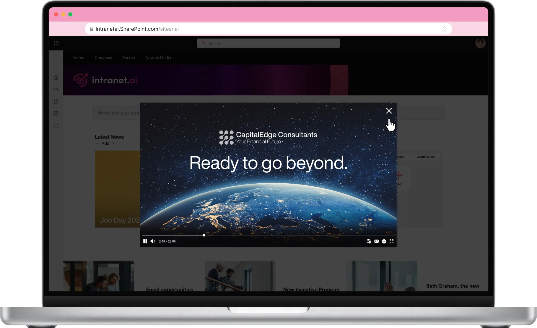 Intranet promotion