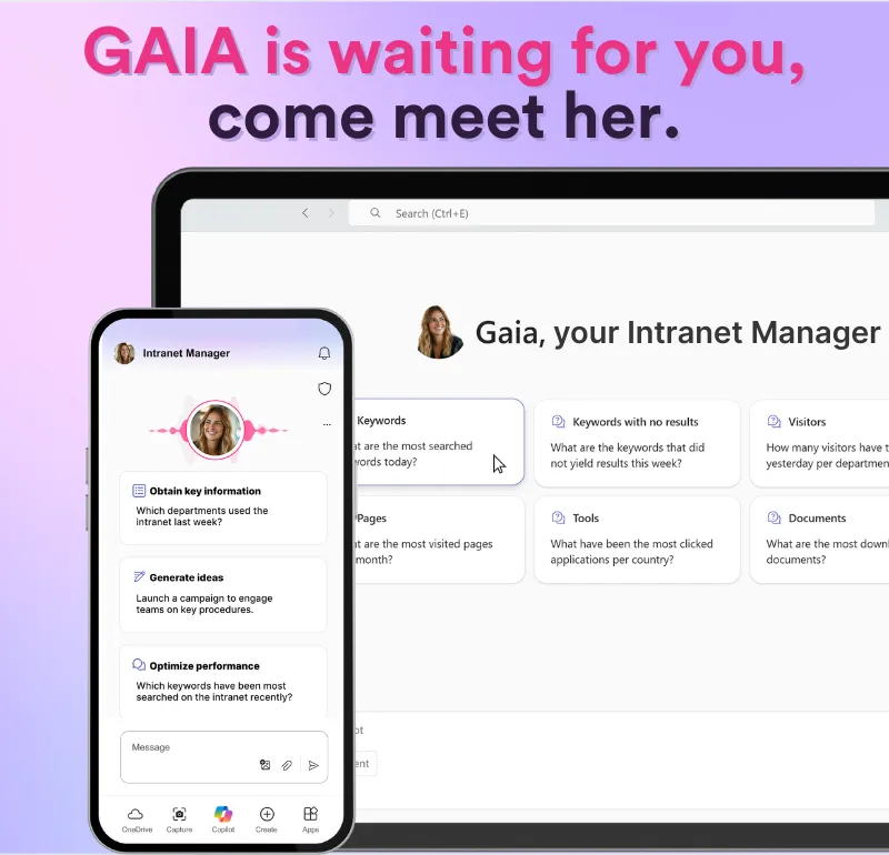 Gaia - AI Intranet Manager by intranet.ai