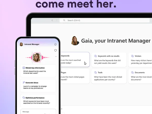 Nu geïntegreerd met Gaia, jouw nieuwe Intranet Manager