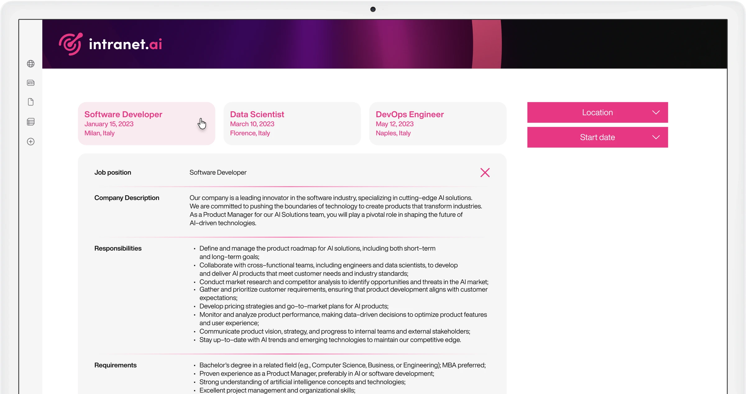 Job Posting
