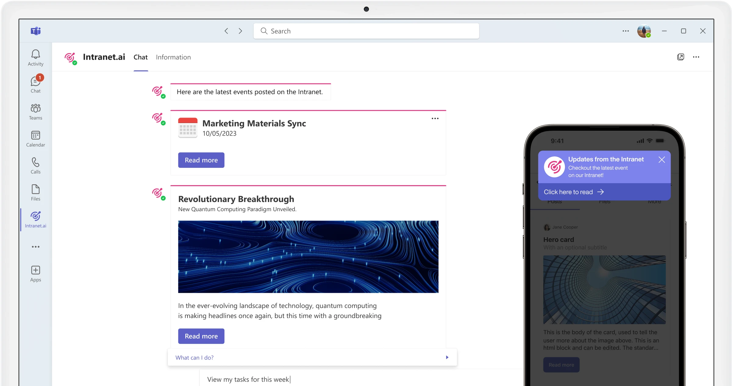 Benachrichtigungen über Microsoft Teams