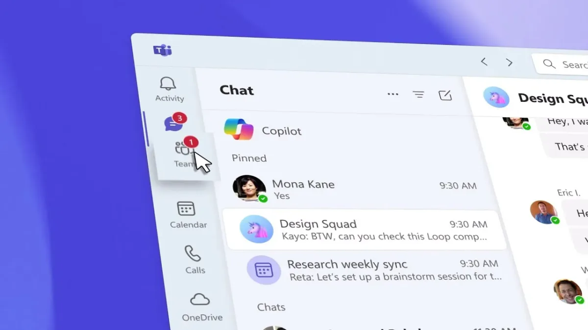 Canales en Microsoft Teams app