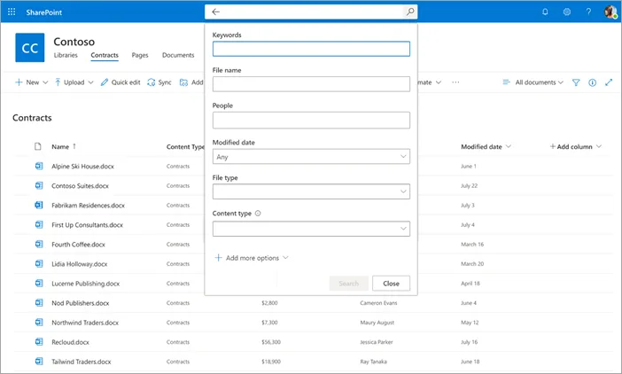 Using metadata to find content in SharePoint libraries