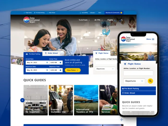 Exemple de portail créé avec Drupal