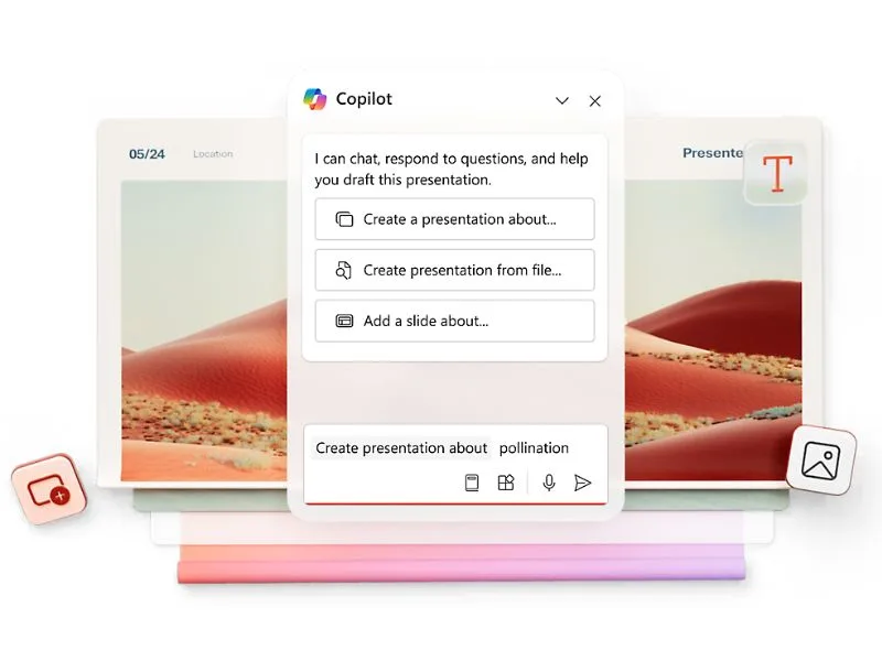 Intégration de Microsoft 365 Copilot dans PowerPoint