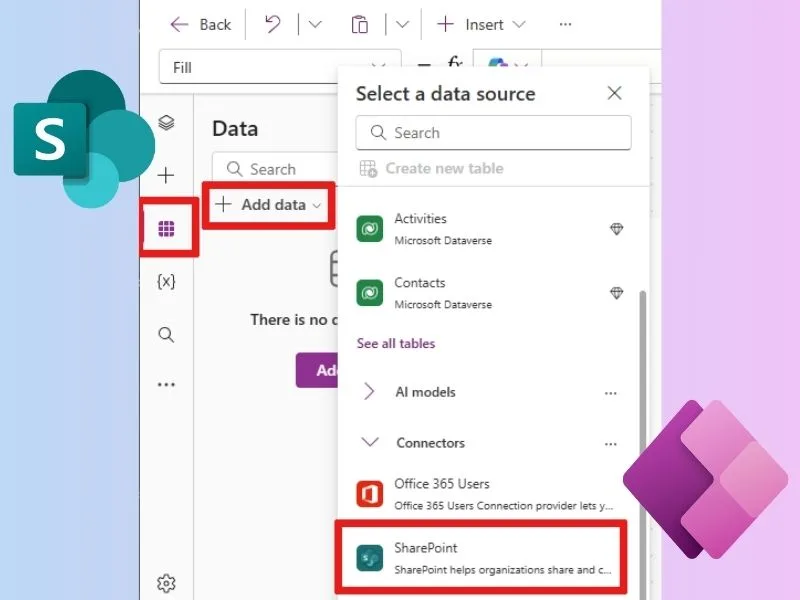 Integrazione Power Apps e intranet SharePoint