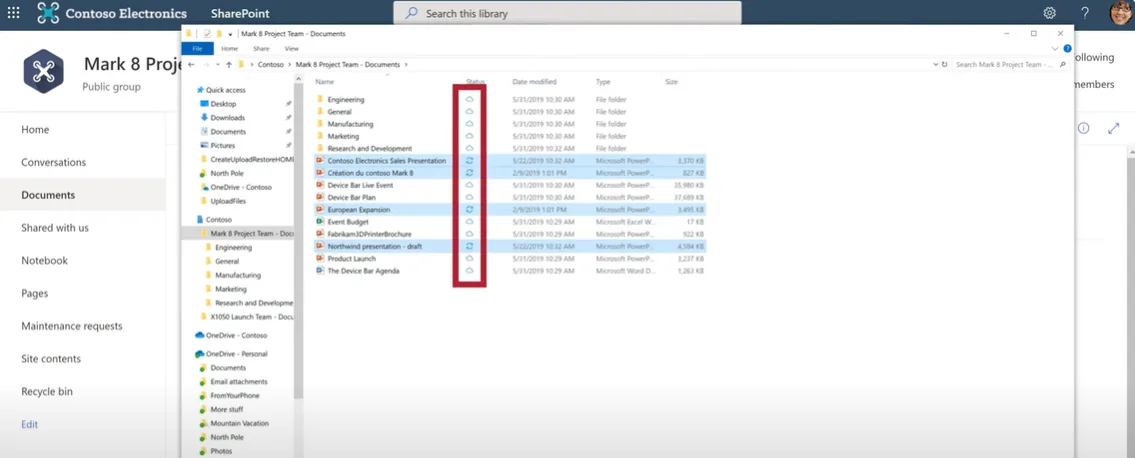 Synchroniser les fichiers d’un dossier local avec une bibliothèque SharePoint
