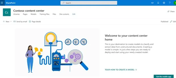Content Center in SharePoint