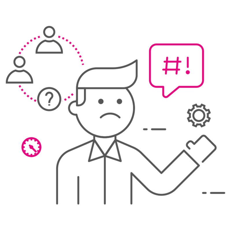 The roles are not communicated and managers are not able to work autonomously