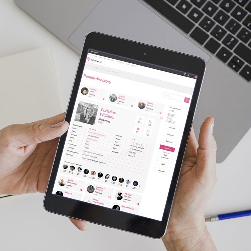 SharePoint incentiva la collaborazione e il lavoro di squadra