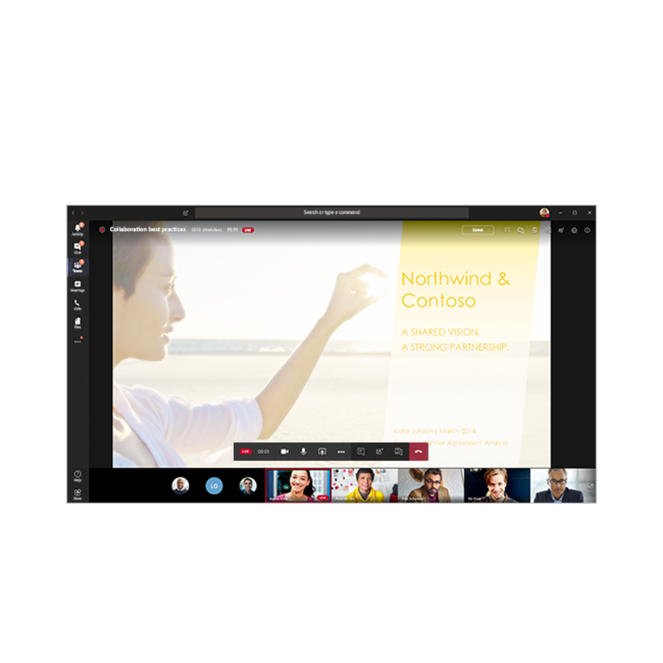 Live events presenter