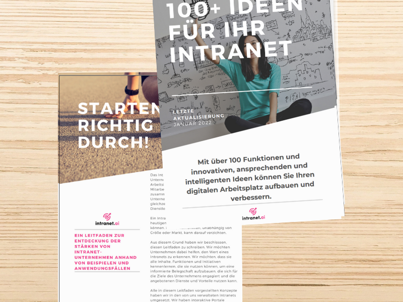 100+ Ideen für Ihr Intranet