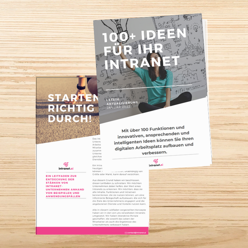 100+ Ideen für Ihr Intranet