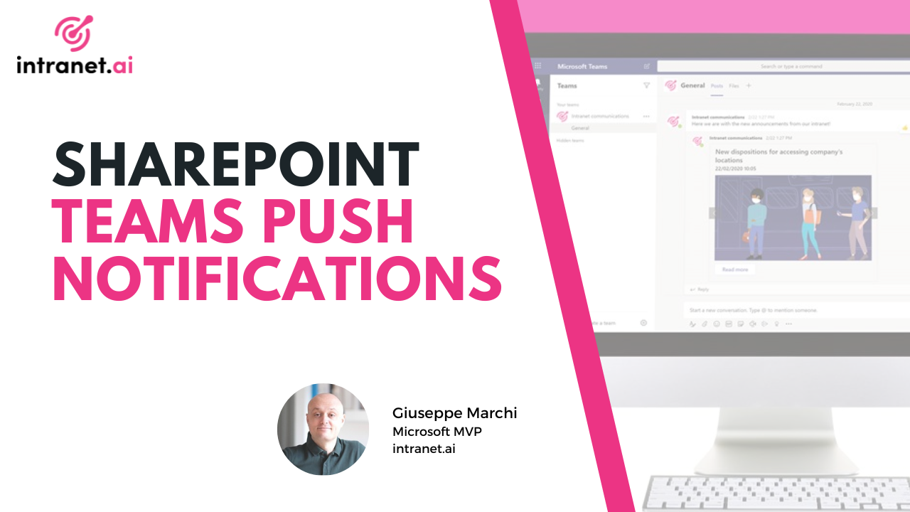 Teams Push Notifications: difunda la voz de su intranet SharePoint