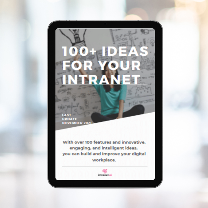 100+ ideas for your intranet