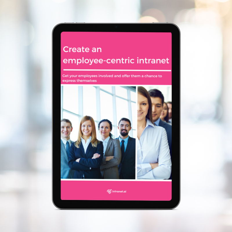 Create an employee-centric intranet