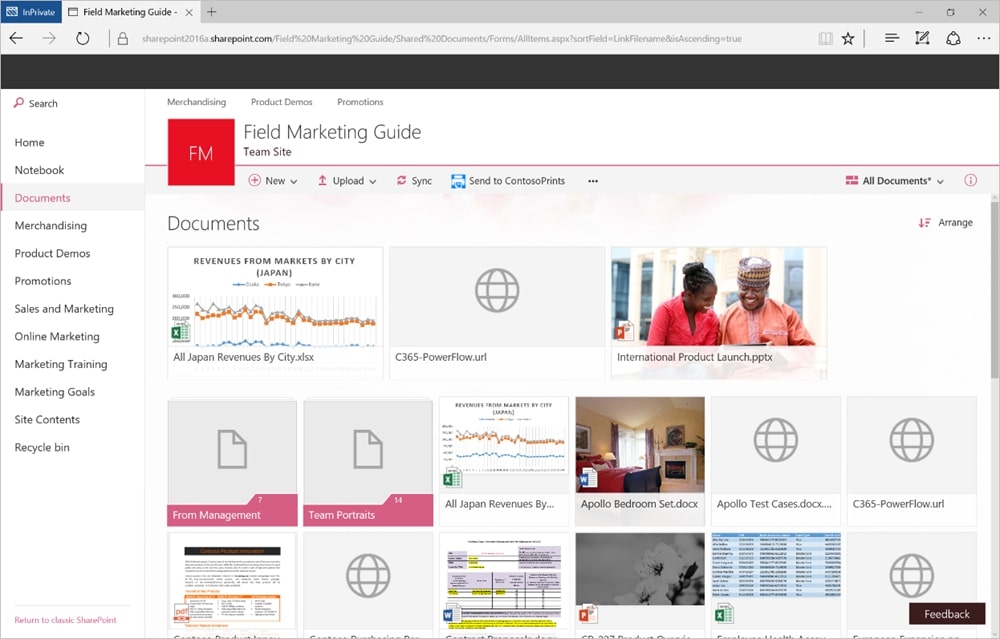 Moderne Dokumentbibliotheken in SharePoint