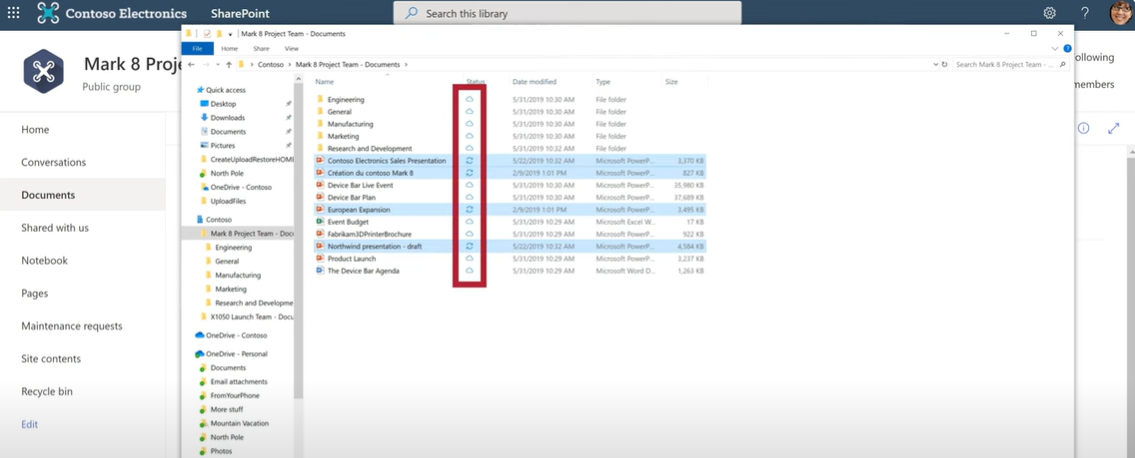 Sincronizzare i file di una cartella locale con una libreria SharePoint