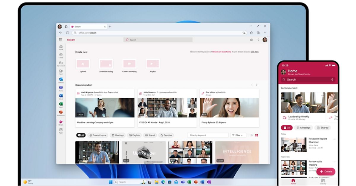 Panoramica di Microsoft Stream di Microsoft 365