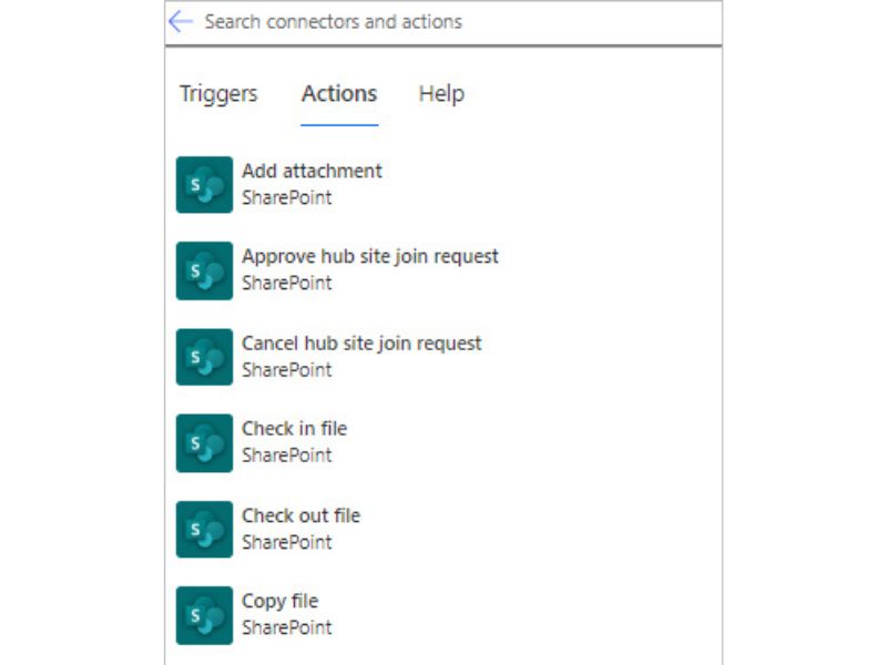 Examples of actions that can be automated in SharePoint using Power Automate