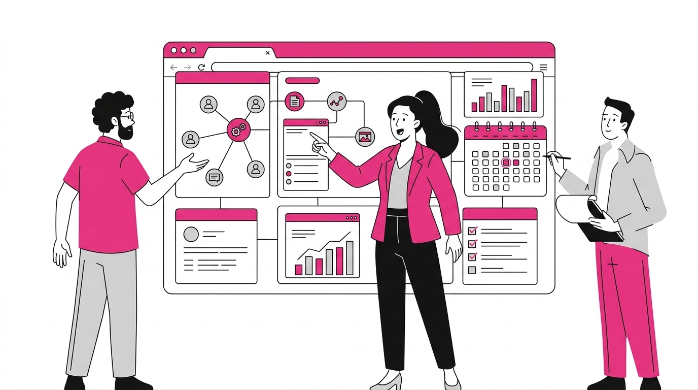 Travail numérisé à travers l'intranet
