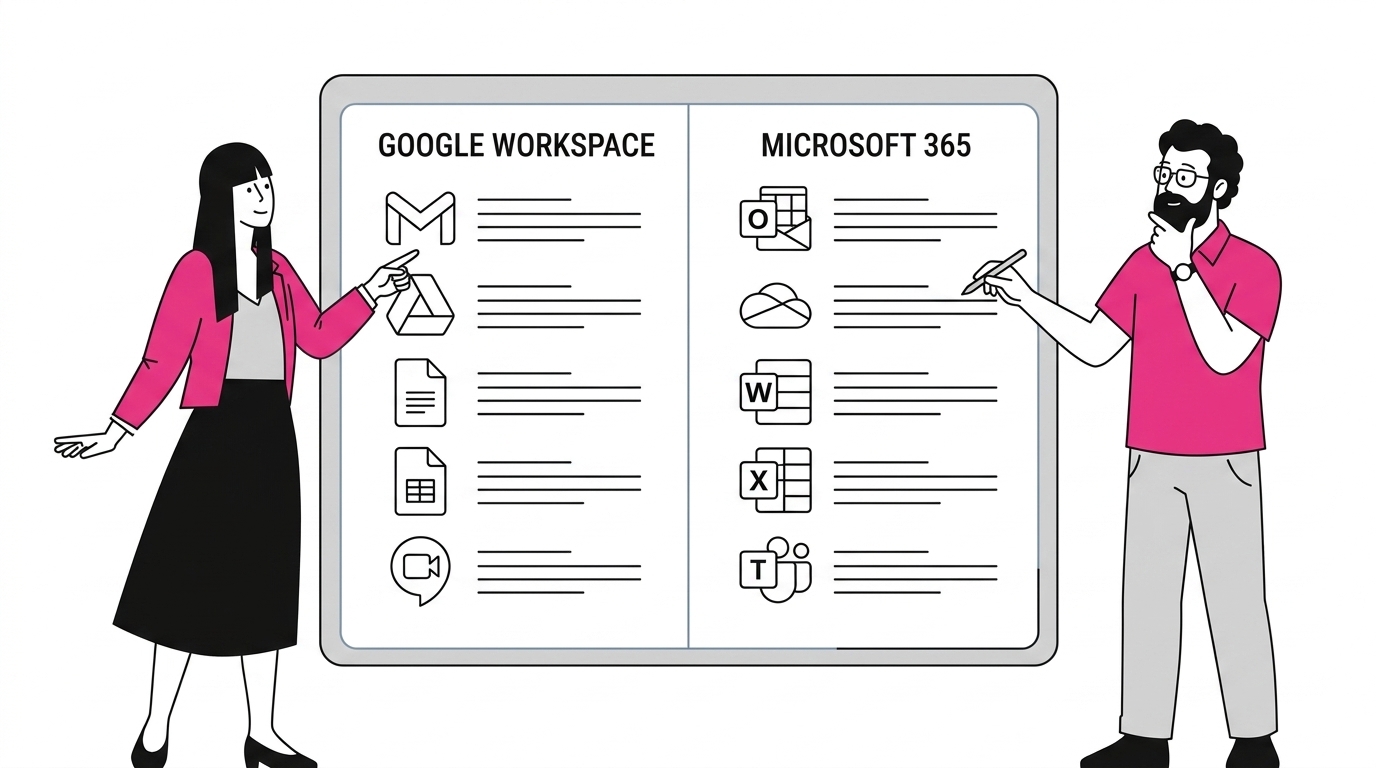 Google Workspace vs Microsoft 365: vilken ska du välja?
